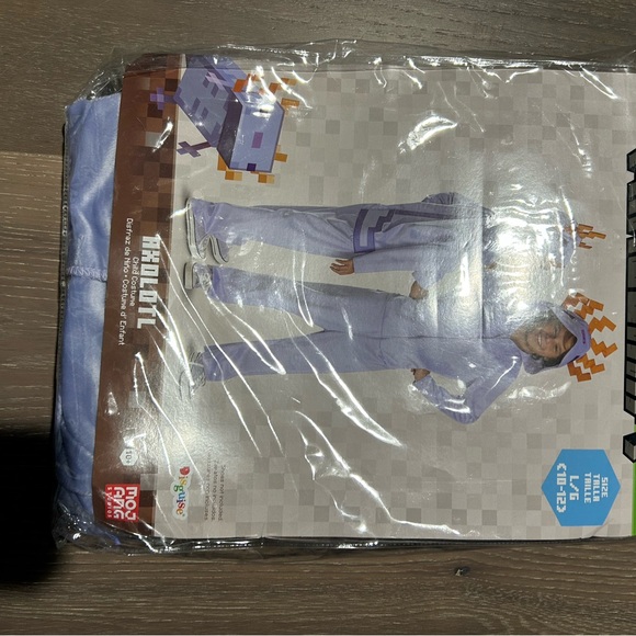 Disguise Minecraft axolotl child costume. NWT various sizes (I) - Picture 2 of 3